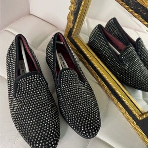 Steve Madden Caviarr Rhinestone Men's Leather Shoes